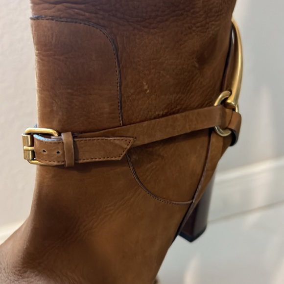 GUCCI
Brown Nubuck Leather Tess Tall Boots size 40 eu - Picture 5 of 6